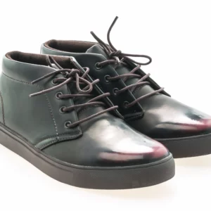 Chaussures en cuir brillant